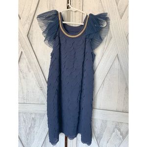 Girls Navy Blue Dress